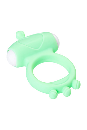 Виброкольцо на пенис TOYFA A-Toys Fowd, силикон, зеленое, Ø 2,6 см