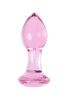 Анальная втулка Sexus Glass, стекло,8,5 см