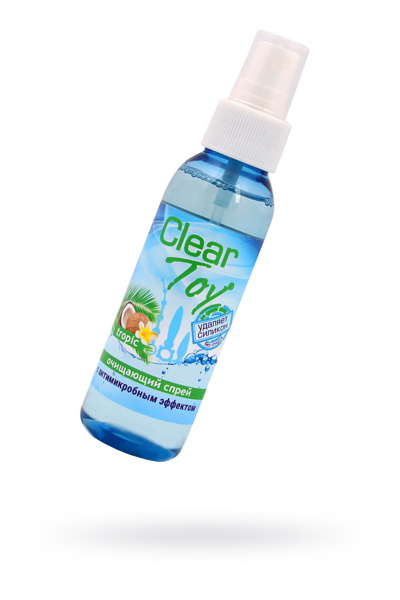 Очищающий спрей "CLEAR TOY TROPIC" с антимикробным эффектом, 100 мл